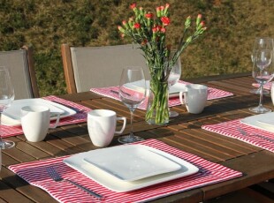 Středomořské látkové prostírání