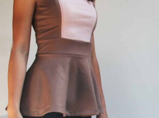 Návod jak ušít peplum halenku