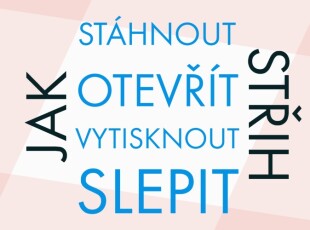 Jak stáhnout, otevřít, vytisknout a slepit PDF střih
