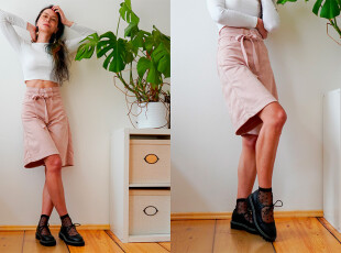 Jak ušít dámské elegantní šortky CALM (+střih ve vel. 32–60)