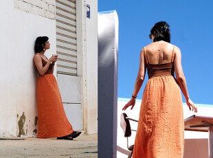 Jak ušít jednoduché dámské maxišaty MILDNESS (+ střih ve velikostech 32–60)