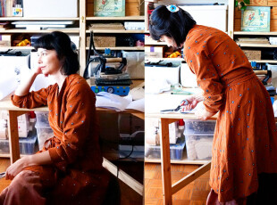 Jak ušít zavinovací šaty FLOW (+ dámský střih ve vel. 32–60)