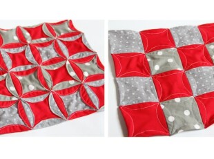 Fotonávod: Vánoční prostírání - kruhový patchwork