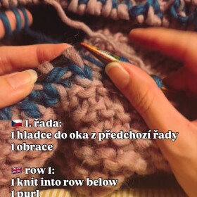 Dvoubarevný patent. Znáš chytový vzor? Je to trochu zapomenuté pletené kouzlo, které rozhodně stojí za oživení! Jestli tě klasický patent nudí, dutinkový vzor nebaví, zkus tenhle typ pletení. Pozor, lem je dvoubarevný a z rubu a líce vystupuje vždy jiná barva! ♥️🧶