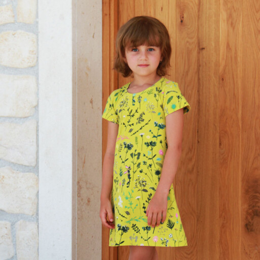 Jednoduchý střih na dětské šaty BASIC