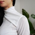 Střih - dámské tričko s kříženým stojáčkem ORIGAMI (velikosti 32–60)