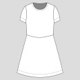 Jednoduchý střih na dětské šaty COMFORT (velikost 80 - 164)