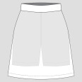 Střih - dámská sukně s všitými kraťasy COVER (velikosti 32–60)