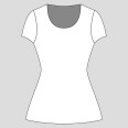 Střih na tričko FIT - dámské - přiléhavé (velikosti 32 - 46)