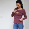 Střih - dámské kojící tričko CARE (velikosti 32–62)