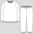 Střih na dětské pyžamo BASIC (velikosti 80 - 164)