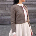 Střih - jednoduché dámské sako s podšívkou COCO (velikosti 32–60)