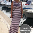 Střih na dámské šaty SEA SIDE - Ušila Veronika H.