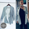 Střih na dámský cardigan RAW EDGE - Jitka B.