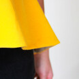 Střih na dámský top s peplum volánem
