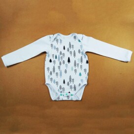 Střih - dětské body s překřížením na ramenou