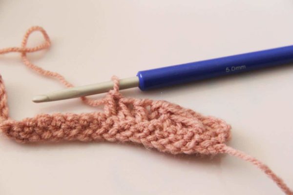 11 - návod na háčkovaný lanový vzor