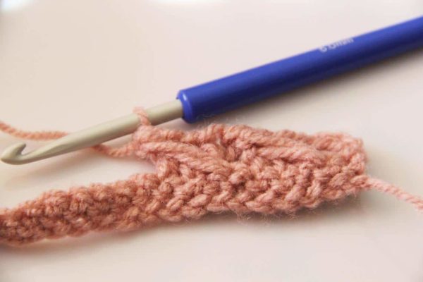 12 - návod na háčkovaný lanový vzor