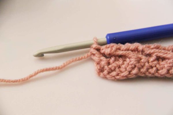 14 - návod na háčkovaný lanový vzor