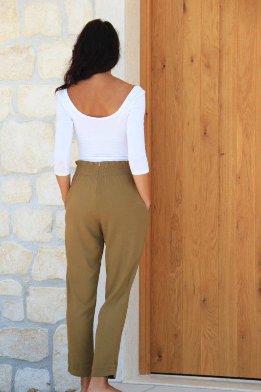 Střih na dámské letní kalhoty - návod jak ušít kalhoty krok za krokem