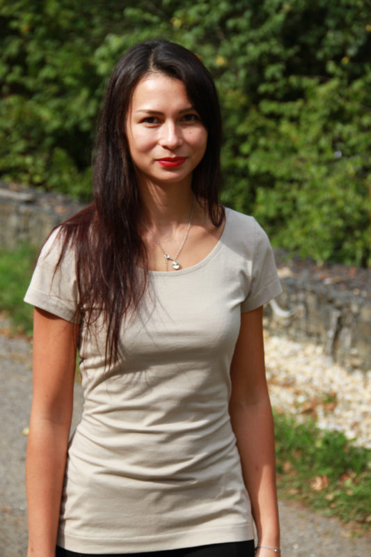 Střih na tričko - dámské, přiléhavé - do města nebo na sport