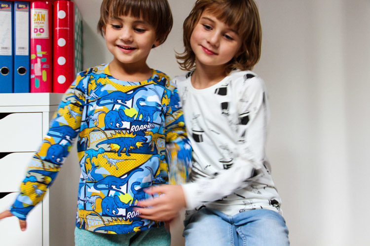 Střih na dětské tričko