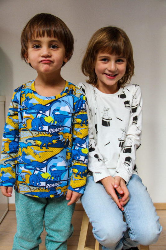 Střih na dětské tričko