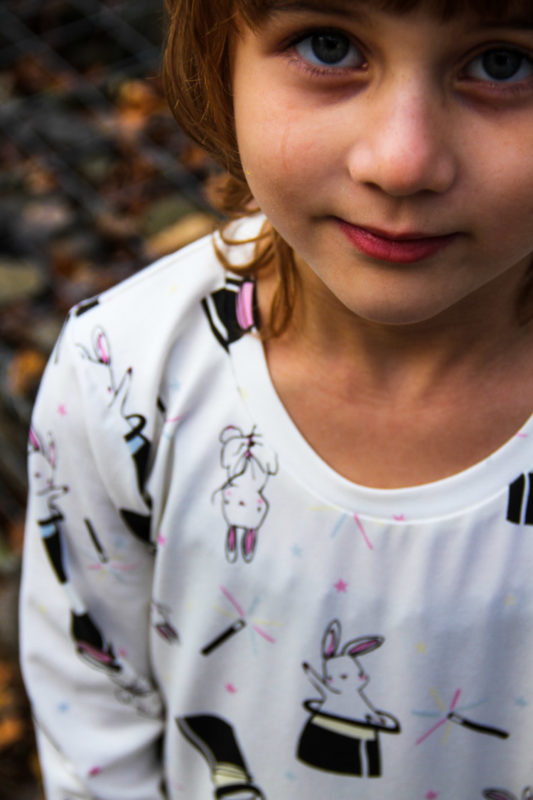 Střih na dětské tričko