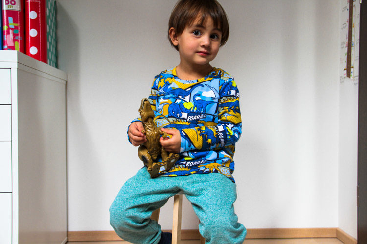 Střih na dětské tričko