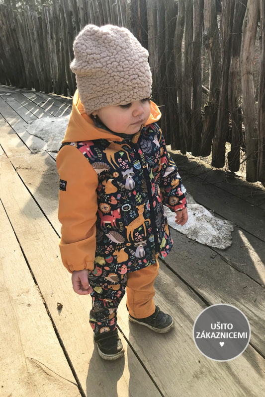 Střih na dětskou bundu - ušila Tereza M.