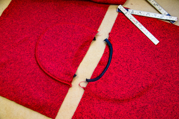 Návod jak ušít dámský cardigan ze svetroviny