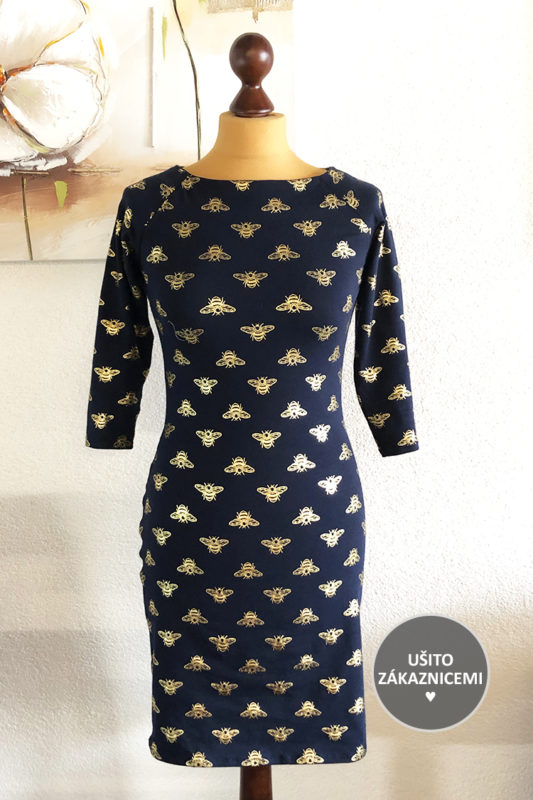 Střih na dámské šaty - fotka od Moniky V.