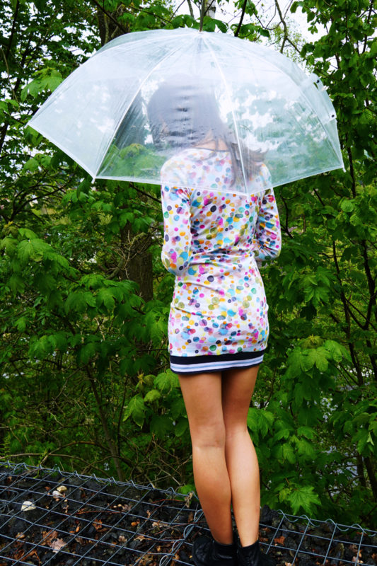 Střih na dámské šaty RAINY DAY