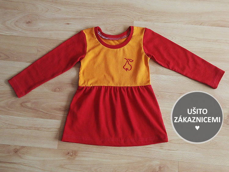 Střih na dětské šaty FLÓRA - fotka od Moniky