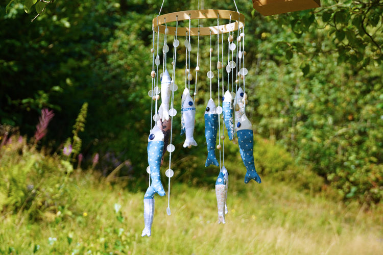 Látkové rybičky - návody a střih zdarma (závěs / dekorace / šití / DIY)