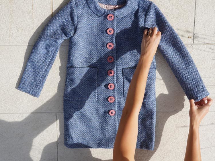 Střih na dětský kabát