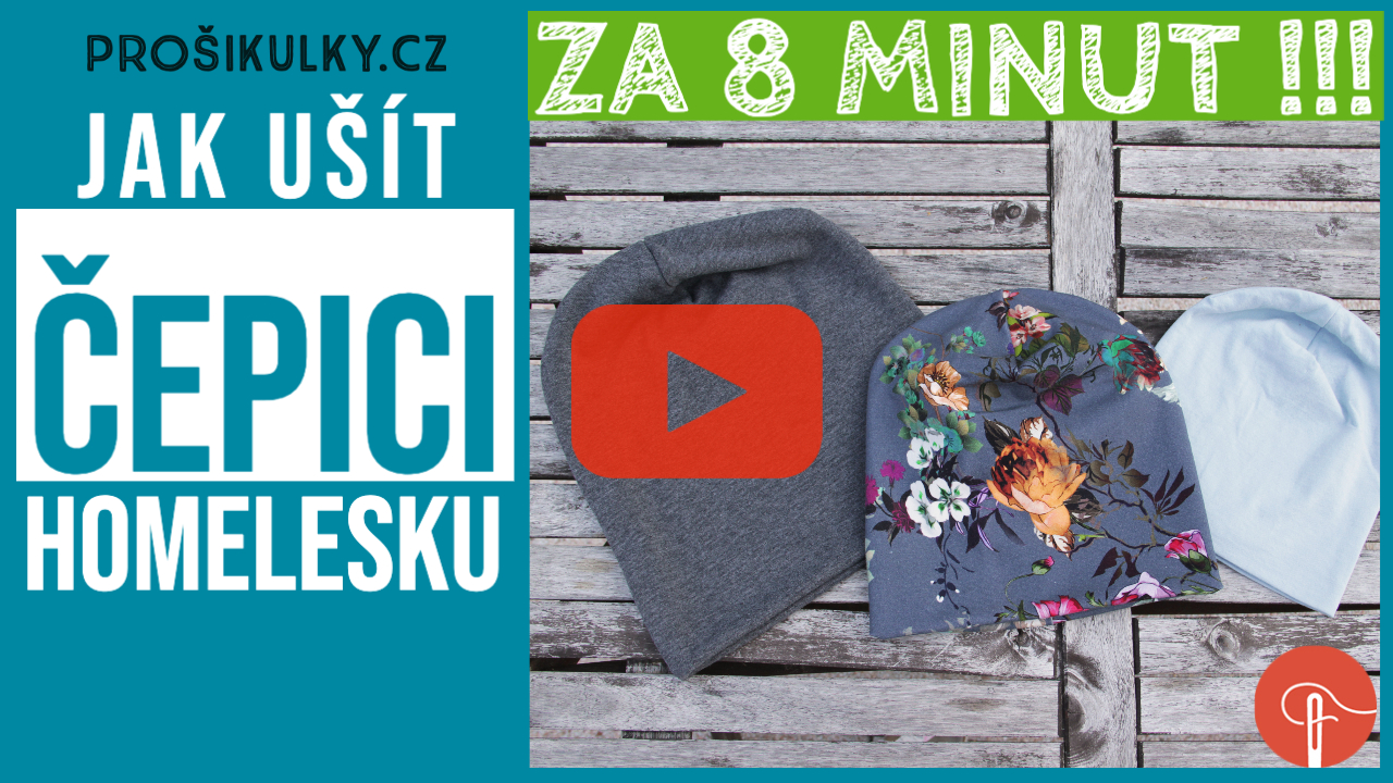 Jak ušít čepici (dámskou, dětskou, pánskou) - video návod šití