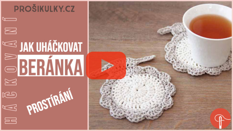 Návod na háčkované prostírání (velikonoční beránek)