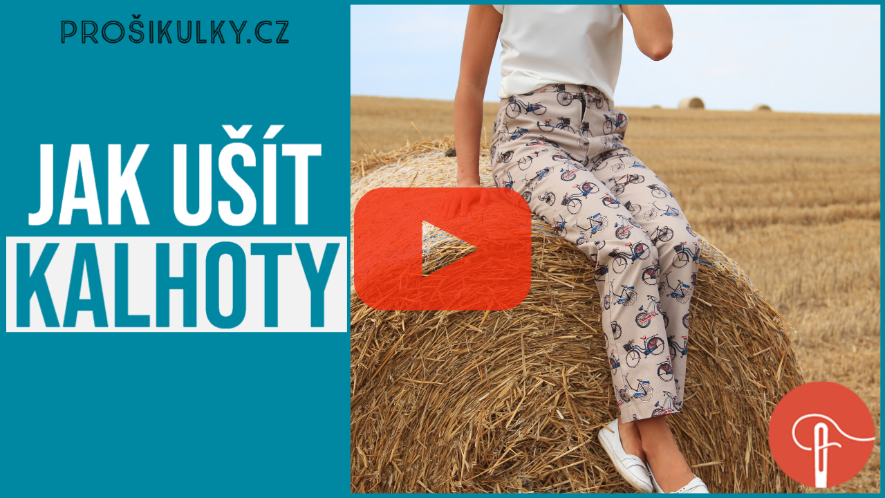 Jak ušít kalhoty (video návod na šití)