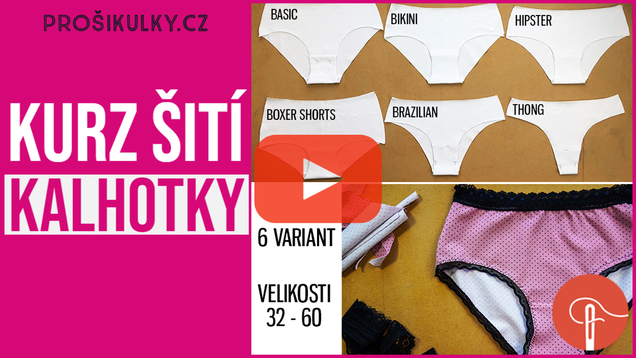 Online kurz šití zdarma - Jak ušít kalhotky