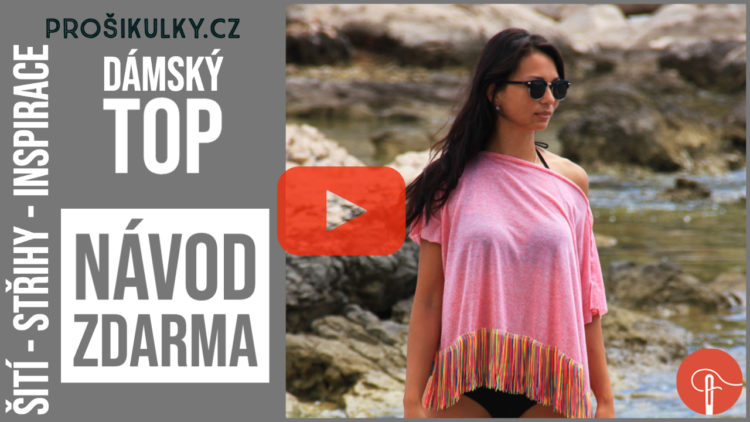 Návod zdarma (jednoduchý top přes plavky)