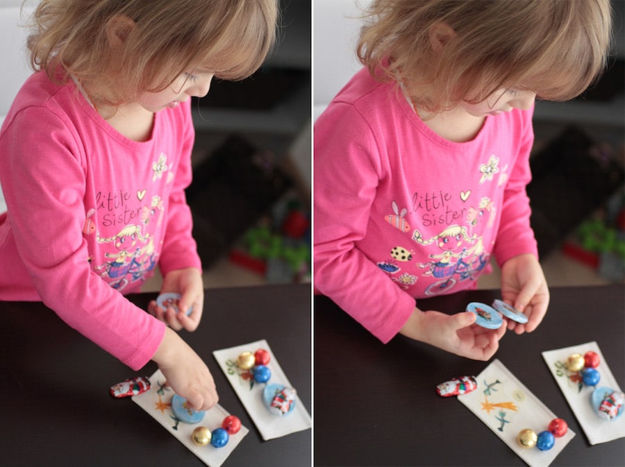 Adventní kalendář s autorskými nažehlovačkami od Amélky