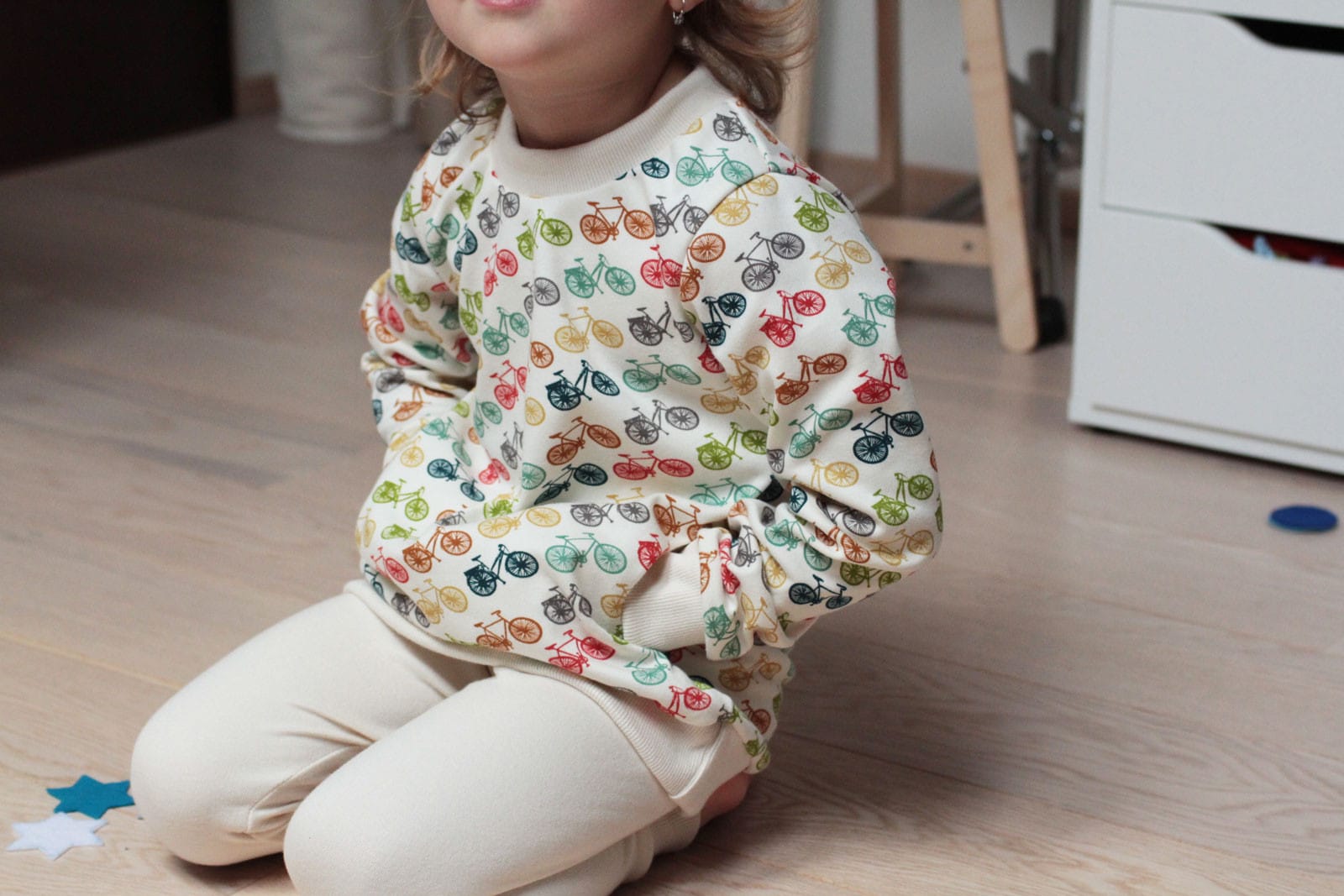 Bicyklová mikinka z BIO bavlny