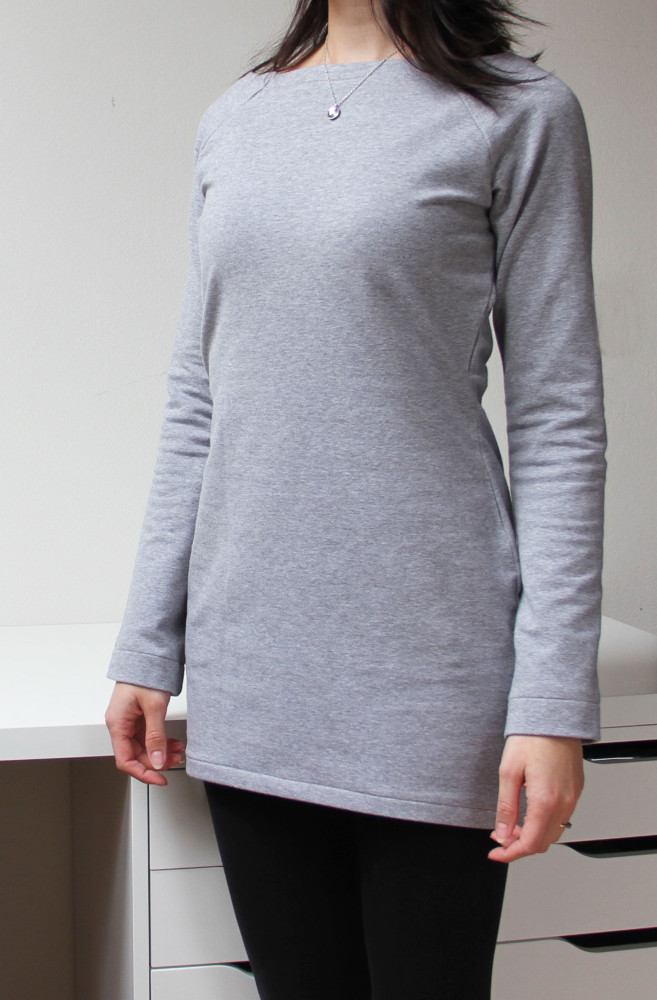 Šití - jednoduchá raglánová mikina