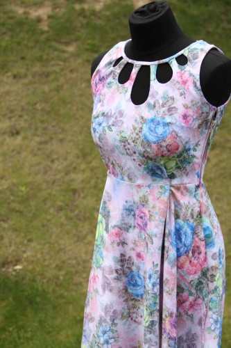 Dámské ručně šité šaty, Burda Style 6/2016