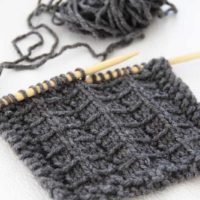 Návod na pletený stříškový vzor