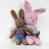 Návod na ručně háčkovaného králíčka