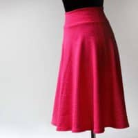 Video návod jak vyrobit střih půlkolové sukně a jak sukni ušít