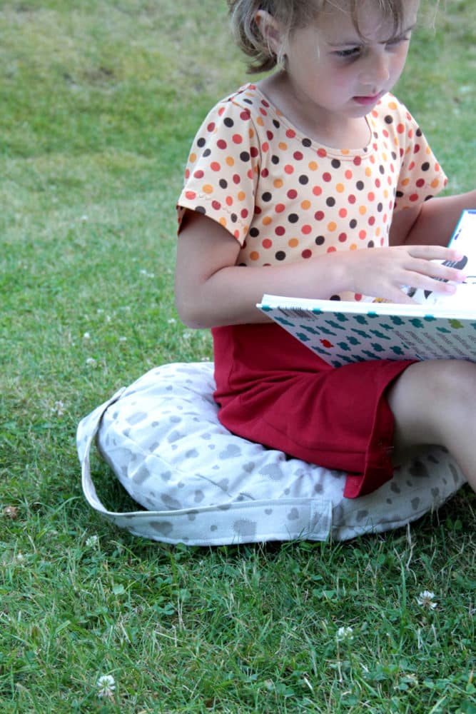 Střih na jednoduché dívčí šaty